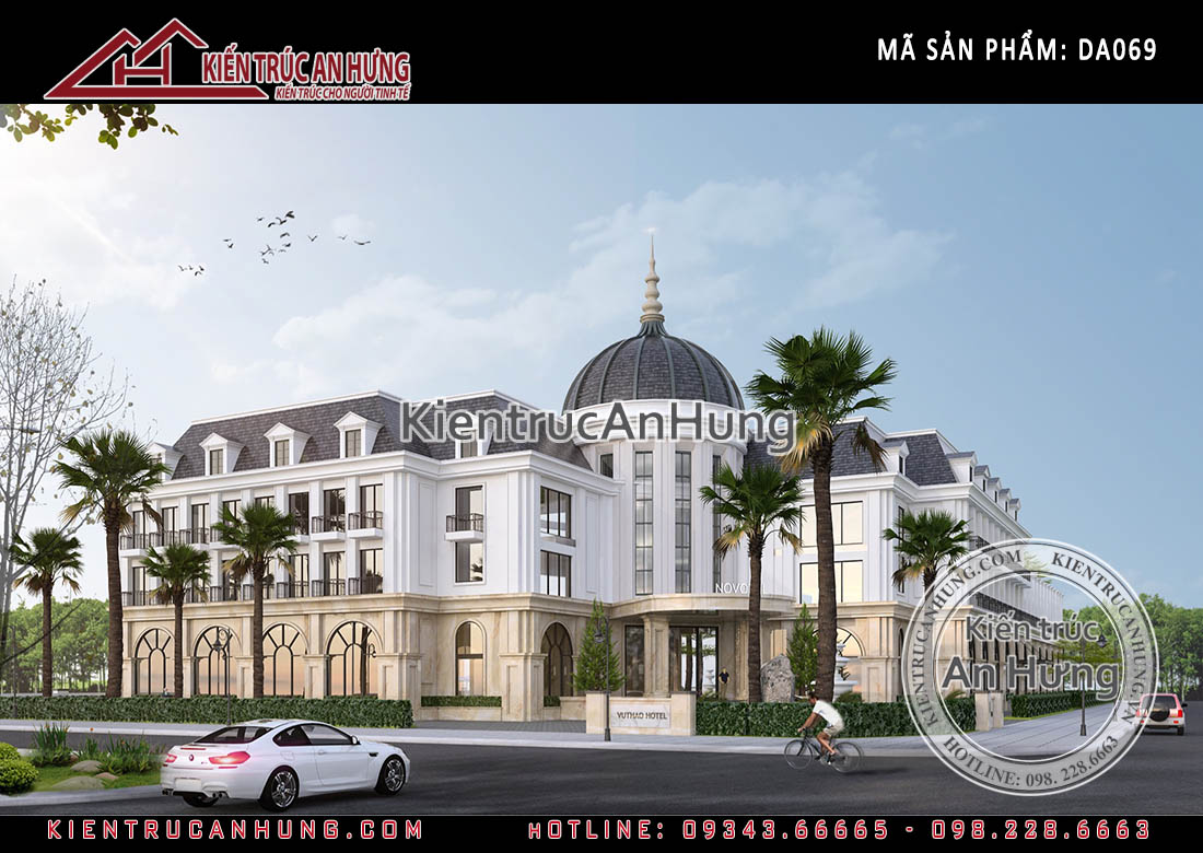 Dự án thiết kế tổ hợp Khách sạn - Nhà hàng - Spa Quỳnh Nhai - DA069