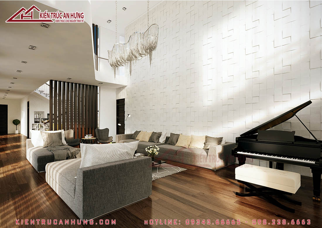 Thiết kế nội thất hiện đại - Anh Hưng - Nghệ An - NT1209
