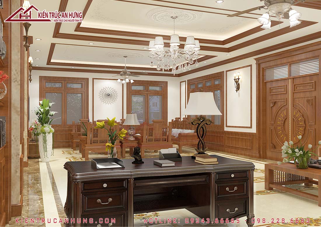 Thiết kế nội thất tân cổ điển của gia đình anh Lê tại Hải Phòng