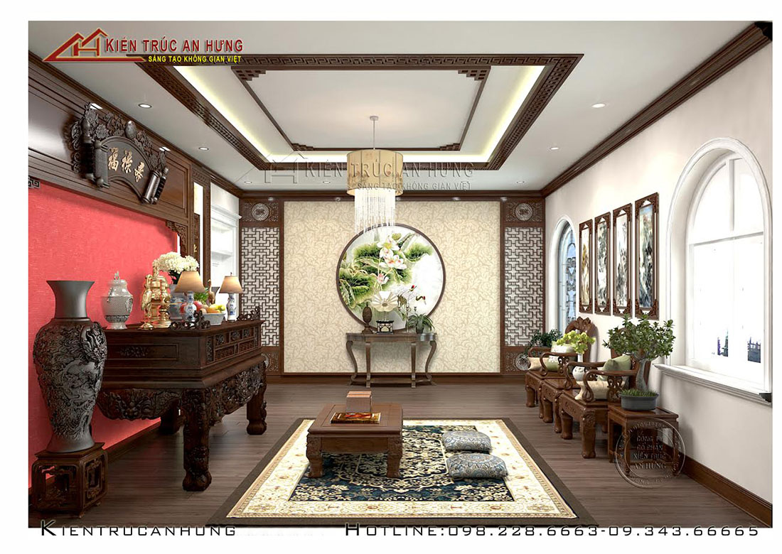 Thiết kế nội thất tân cổ điển đẹp tinh tế - Cô Tuyết - Hải Phòng - NT1563