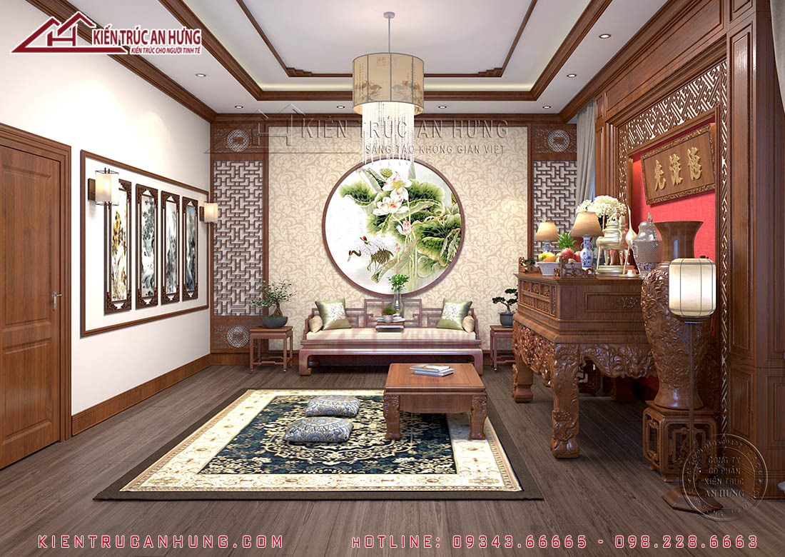 Thiết kế nội thất biệt thự tân cổ điển tại Nghệ An
