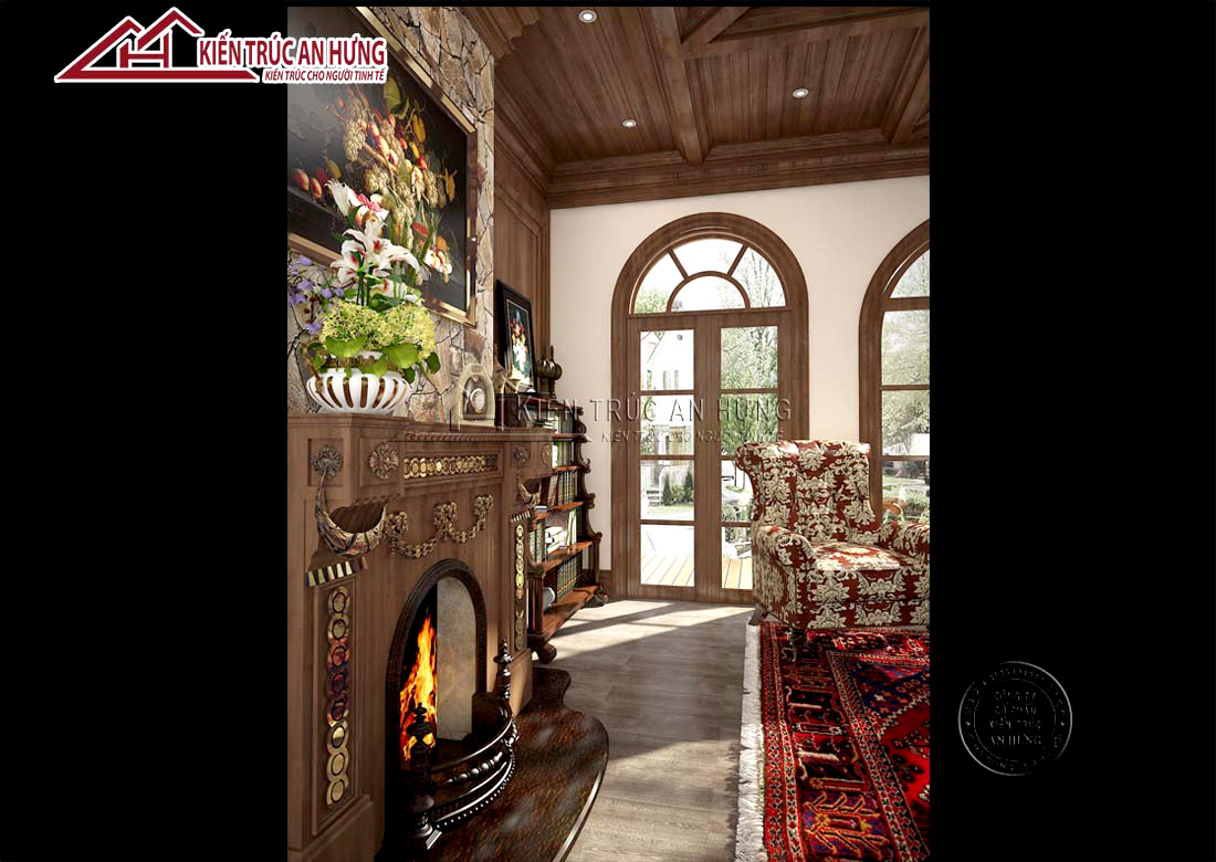 Thiết kế nội thất mang phong cách tân cổ điển Châu Âu sang trọng, nhìn là mê