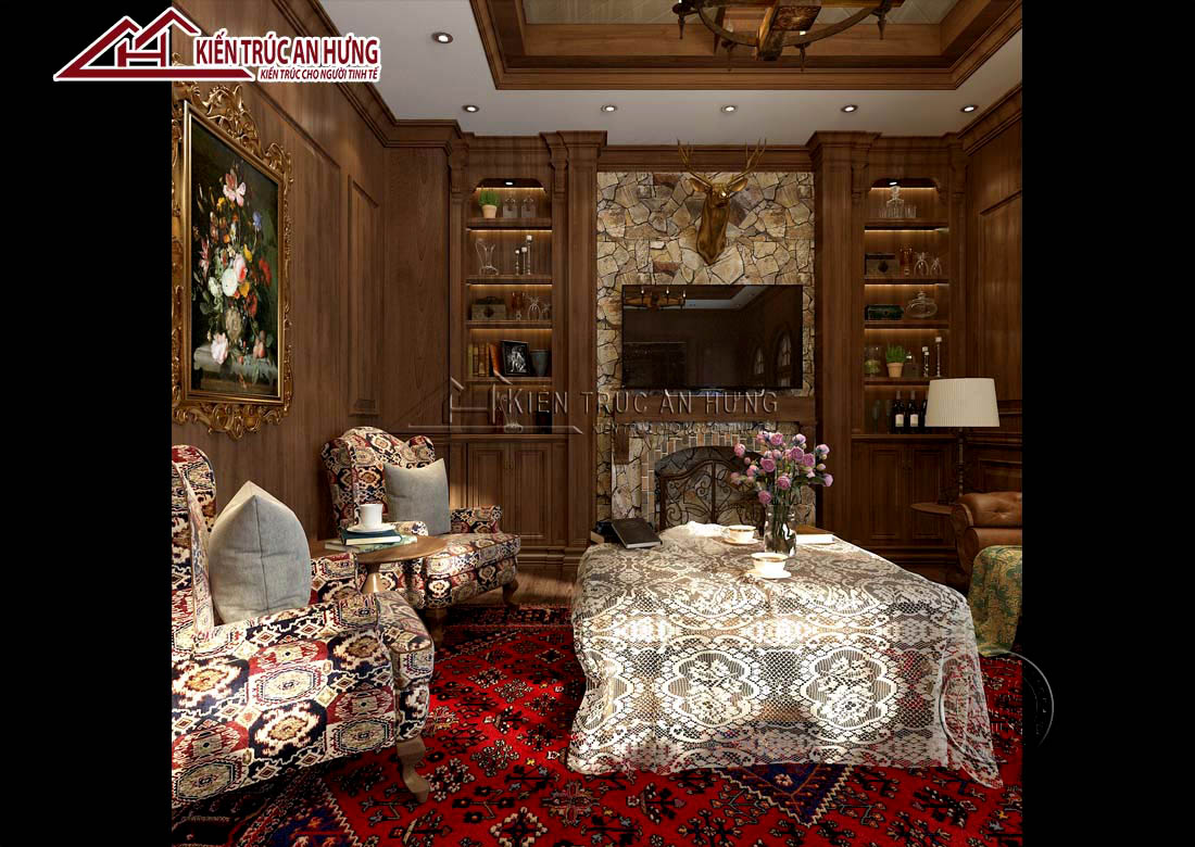 Thiết kế nội thất mang phong cách tân cổ điển Châu Âu sang trọng, nhìn là mê