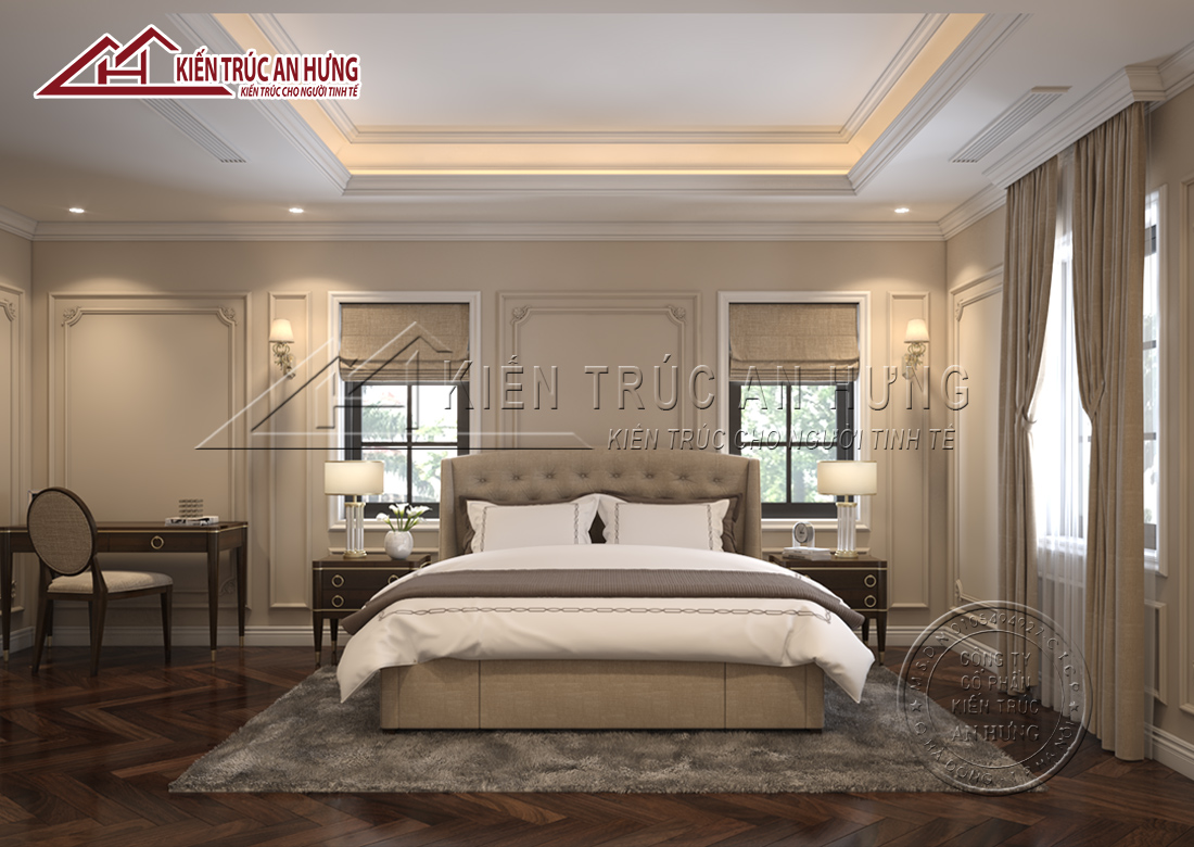  Thiết kế nội thất Luxury của căn biệt thự tân cổ điển tại Mê Linh - Hà Nội
