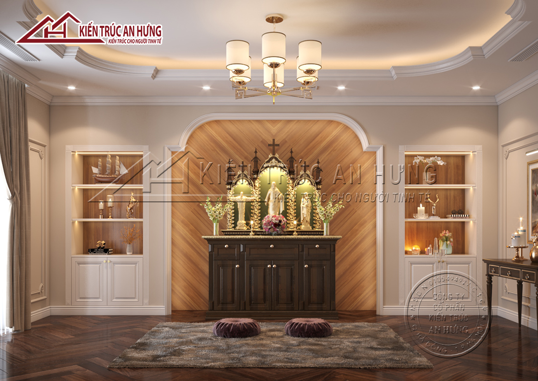  Thiết kế nội thất Luxury của căn biệt thự tân cổ điển tại Mê Linh - Hà Nội