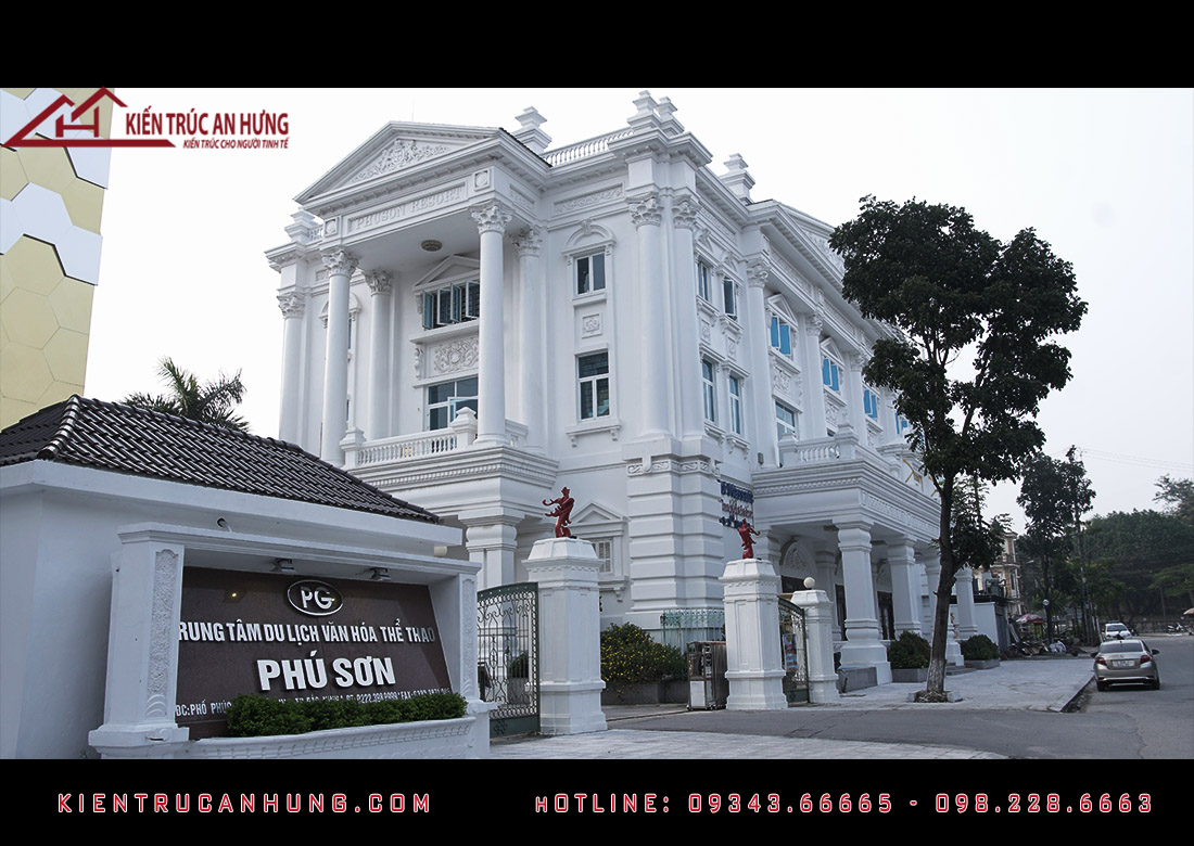 Thi công khách sạn Phú Sơn sang trọng, đẳng cấp tại Bắc Ninh